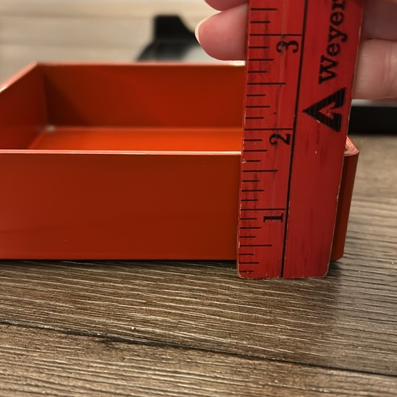 Vintage Japan peacock nesting serving set Japanese lacquer style - Picture 9 of 13